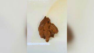 Evening poop in tub.