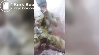 Self shit smearing and degrading