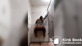 She’s Real Super Nasty Diarrhea messy Restaurant Floor shit