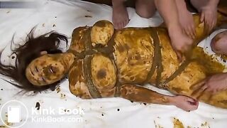 Asian Bondage porn to poop and scat Sex