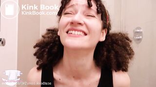 Girl Releases A Marshmellow Enema Into Her Pull-Up