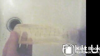 THE BABY DRINKS IT ALL