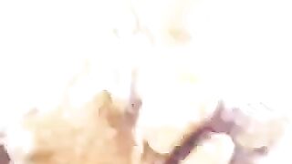pooping from behind