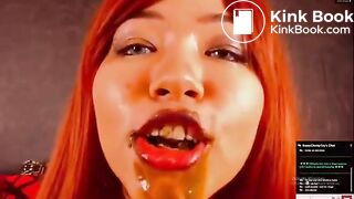 Asian dirty atm puke