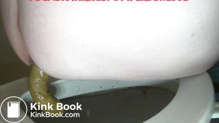 Dropping A Giant Log Over The Toilet