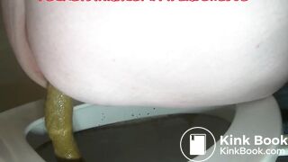 Dropping A Giant Log Over The Toilet