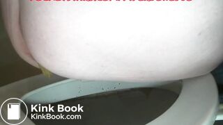 Dropping A Giant Log Over The Toilet