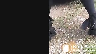 Desperate Diarrhea Behind Car