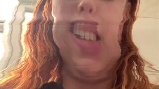 Weird Redhead Girl Shits Compilation