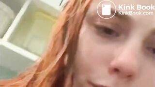Weird Redhead Girl Shits Compilation