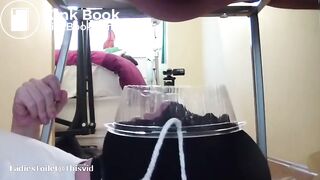 Young Spanish Mistress Uses a Human Toilet