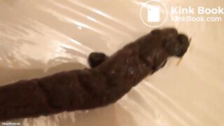 Japanese amateur woman selfie shitting Part2