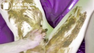 fingered the shit out of her asshole and smeared it on her dream body