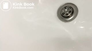 Polish girl poop into toilet 4