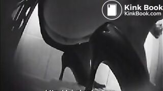 Asian girl poops in squat toilet 82