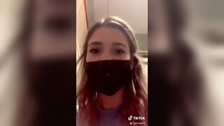 Girl records her friend having diarrhoea