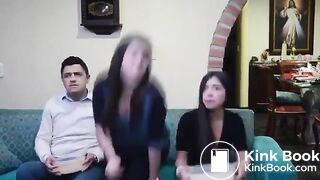 Beautiful girl toilet farts