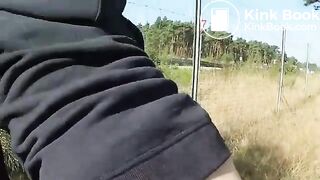 Poo in the field.