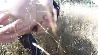 Poo in the field.