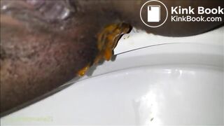 Ebony Pushing Out The Shit #3