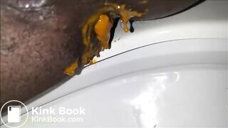 Ebony Pushing Out The Shit #3