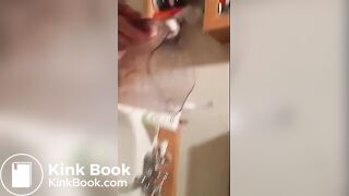 Girl shits in blender