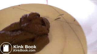 Hot poo fun for slave