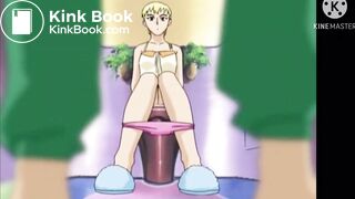 Amane pooping with the door open