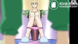 Amane pooping with the door open