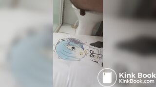 Shitting on Rem Inflatable Pillow
