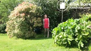 Girl pooping Outdoor - video 2