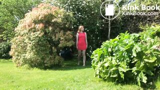 Girl pooping Outdoor - video 2