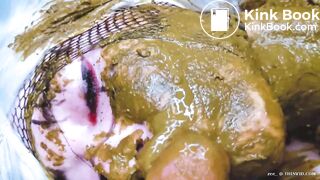 Girl Sucks Dirty Shitty Dick and gets cummed on