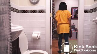 Short film Asian girl pooping