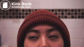 Short film Asian girl pooping