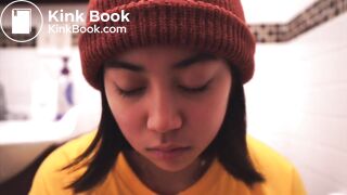 Short film Asian girl pooping