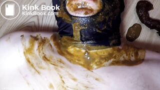 Eat some of her shit and clean her ass. BBW scat vid.