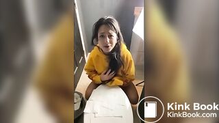 Cute teen poops - video 2