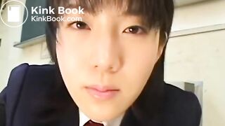 Cute school girl enema poop play