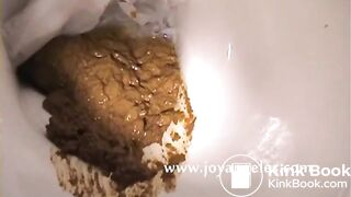 M... has diarrhea in toilet - video 2