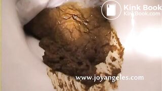 M... has diarrhea in toilet - video 2