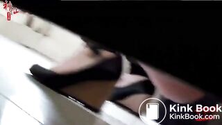 Voyeur beautiful girl pooping toilet 02