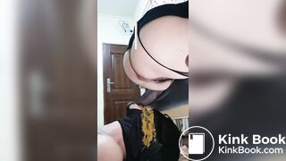 chinese femdom scat humantoilet2