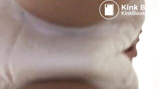 Japanese girl messes and wets diaper in public bathroom