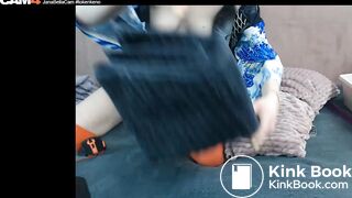 Beautiful blonde webcam accident