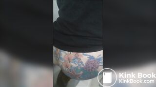 Girl has diarrhea in toilet - video 15