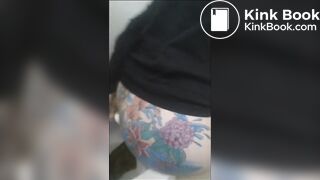 Girl has diarrhea in toilet - video 15