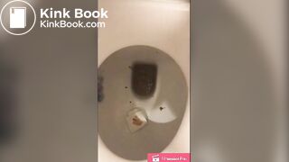 Girl has diarrhea in toilet - video 2