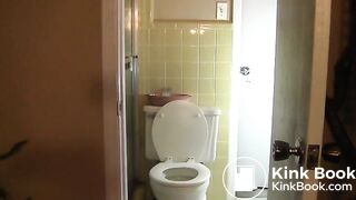 Hot girl pooping on toilet 33