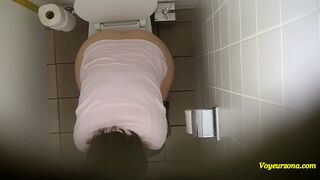 CLASSIC Office girl has a shit. No 2